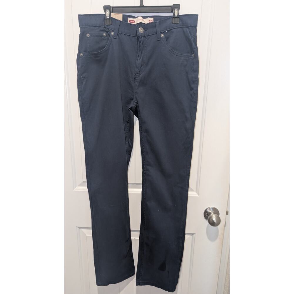 Levi's 511 Boys Slim Stretch Denim Jeans Blue Dark Wash Size 20 REG 30x32